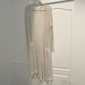Free People duster sweater